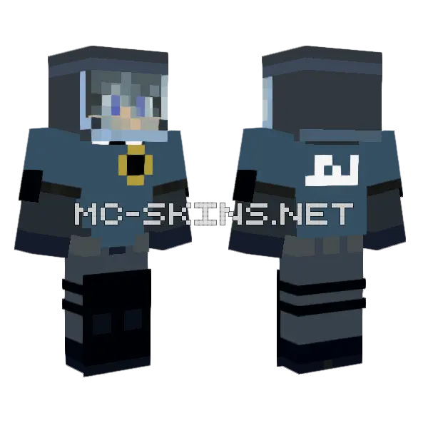 Mossos De Esquadre G Minecraft skin, front and back