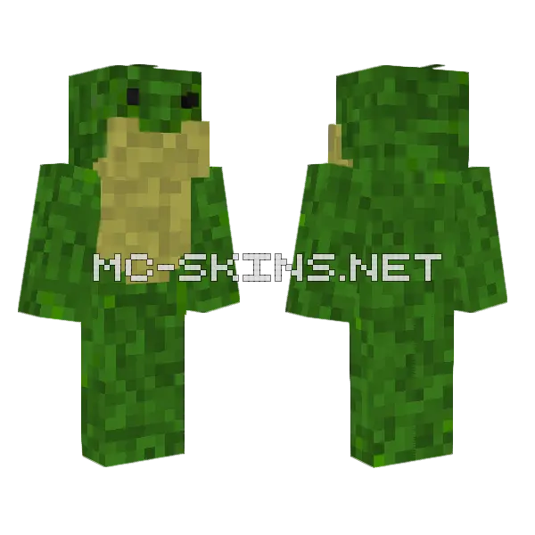 Mossy Camouflage Suit, front and back