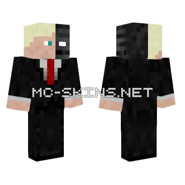 Mostmonster77 Business Suit Minecraft skin, front and back