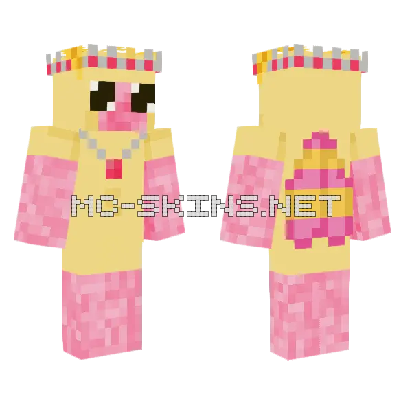 Moth Prince Minecraft skin, front and back