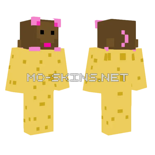 Mouse on Cheese Hat, front and back