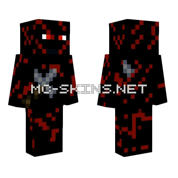 Mr Exe Minecraft skin, front and back