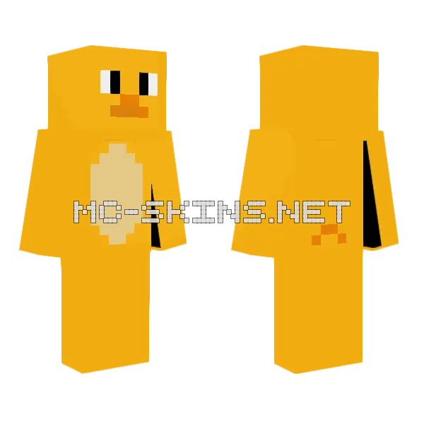 Mr Far Duck Minecraft skin, front and back