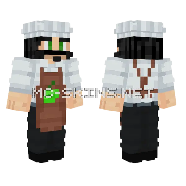 Mr Kota Minecraft skin, front and back