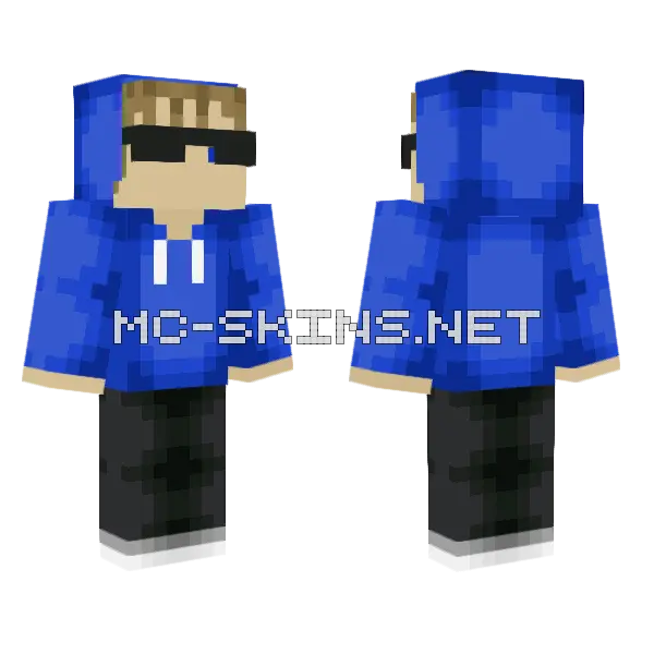 Mr Milzz Official Minecraft skin, front and back