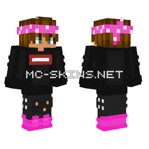 Mr Riskys New Skin Minecraft skin, front and back