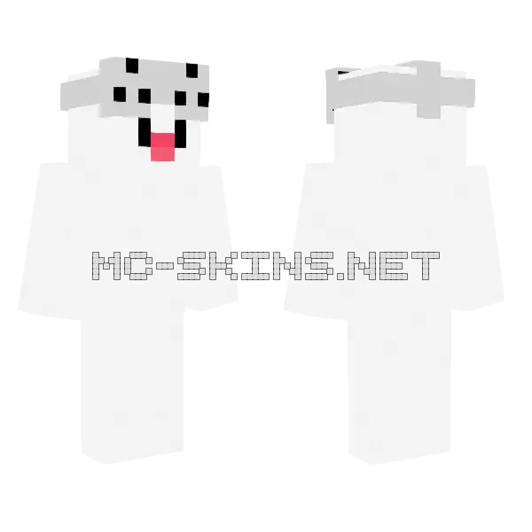 Mr Smiley With VR Minecraft skin, front and back