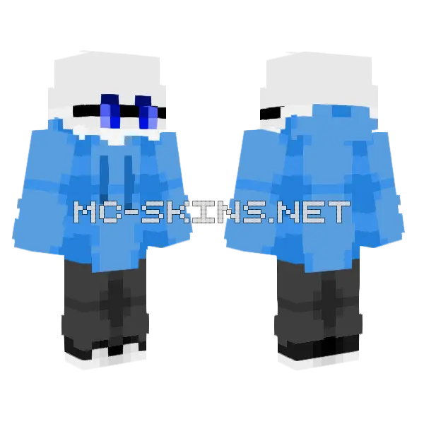 Mr Zeako Minecraft skin, front and back
