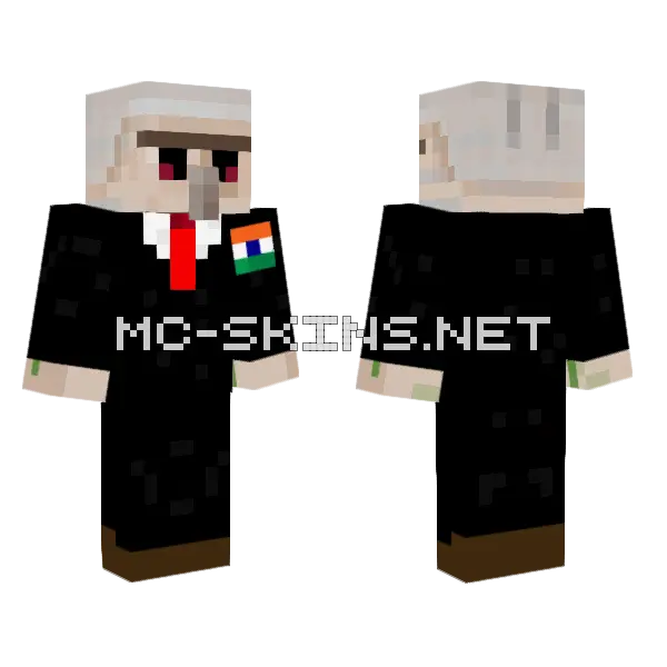 Mriron4873 Independence Day Special Skin Minecraft skin, front and back