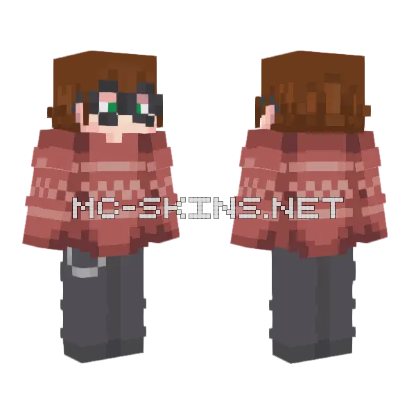 Mrpieri Christmas Jumper Minecraft skin, front and back