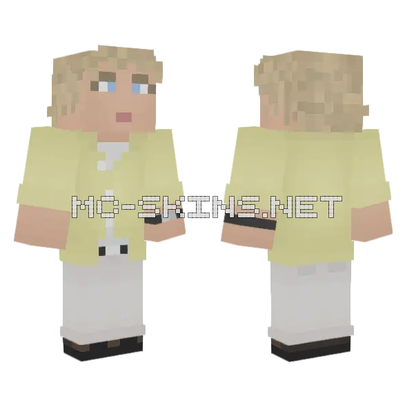 Mrs Amanda Kirby Minecraft skin, front and back