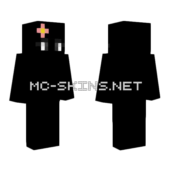 Mrs Not Self Minecraft skin, front and back