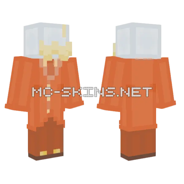 Mrsoup Monster Minecraft skin, front and back