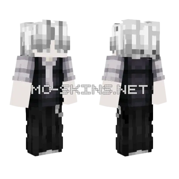 Muah Minecraft skin, front and back