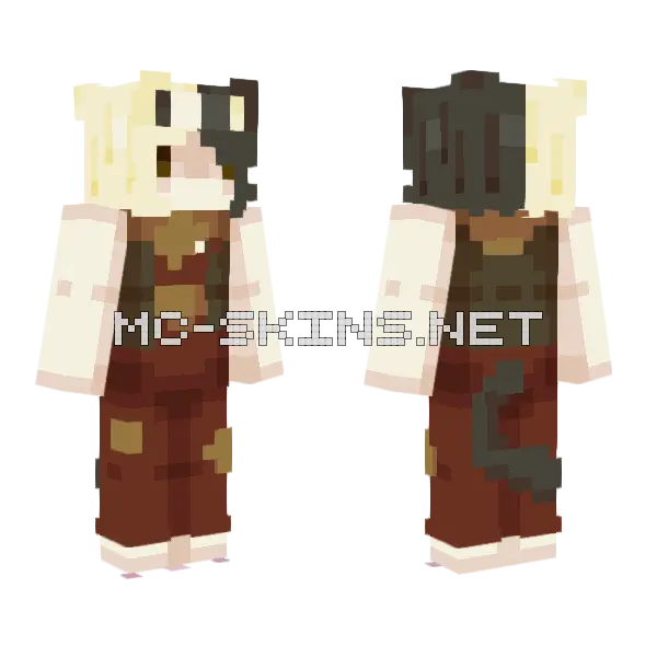 Muggsy W Beans Minecraft skin, front and back