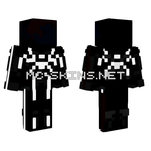 Mugm Spiderman Skin Idea Minecraft skin, front and back