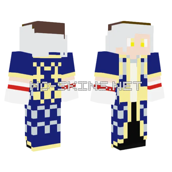 Mullin Echo Minecraft skin, front and back