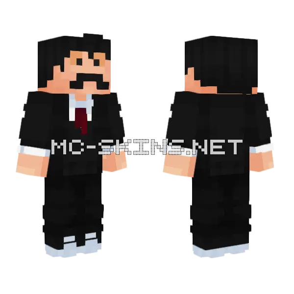 Mumbo Jumbo Minecraft skin, front and back