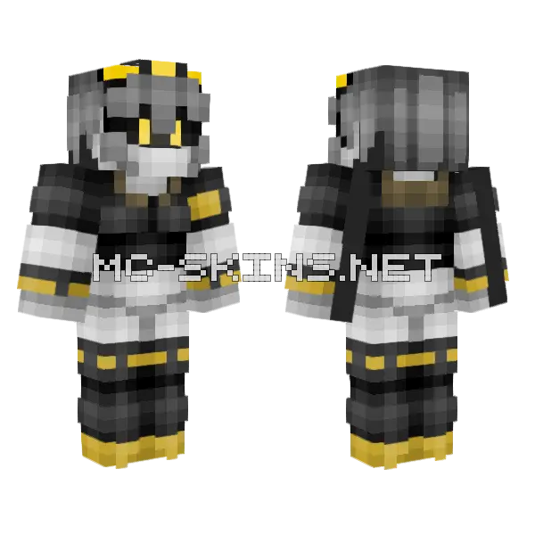 Murder Drones Skin Minecraft skin, front and back