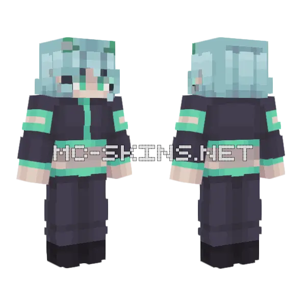 Murder In My Mind OC Minecraft skin, front and back