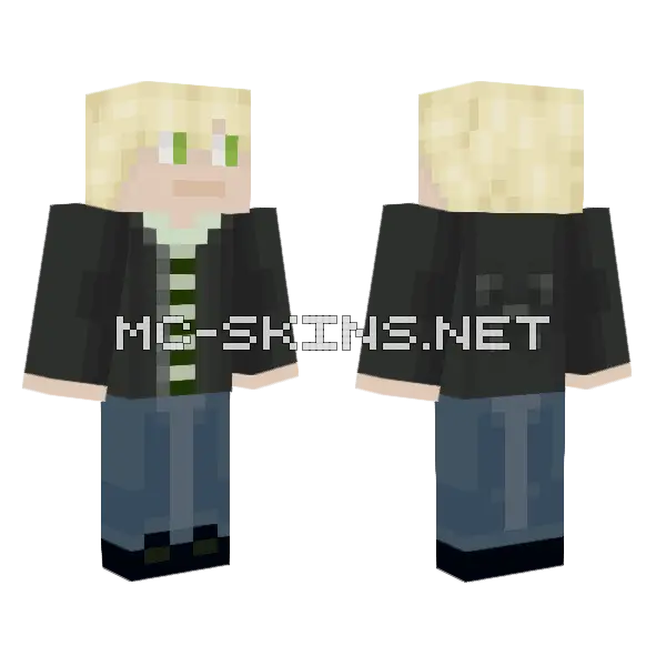 Murder Mansion Story Contest Entry Minecraft skin, front and back