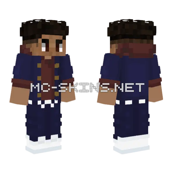 Mus Minecraft skin, front and back