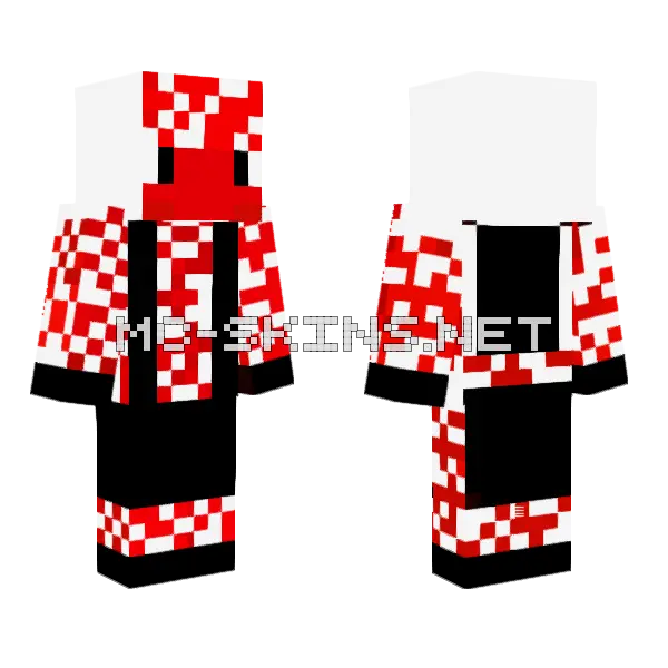 Muschroom Korni Minecraft skin, front and back