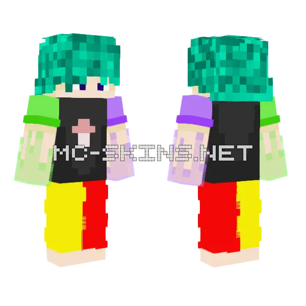 Mushroom Hoodie Boy, front and back