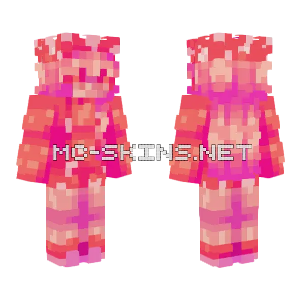 Mushroom Skintober Minecraft skin, front and back