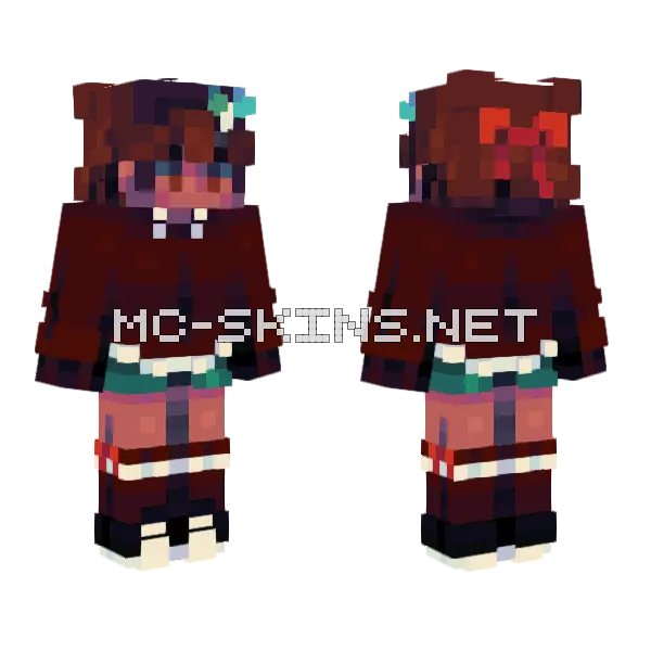 Music To My Ears FF 06 Minecraft skin, front and back