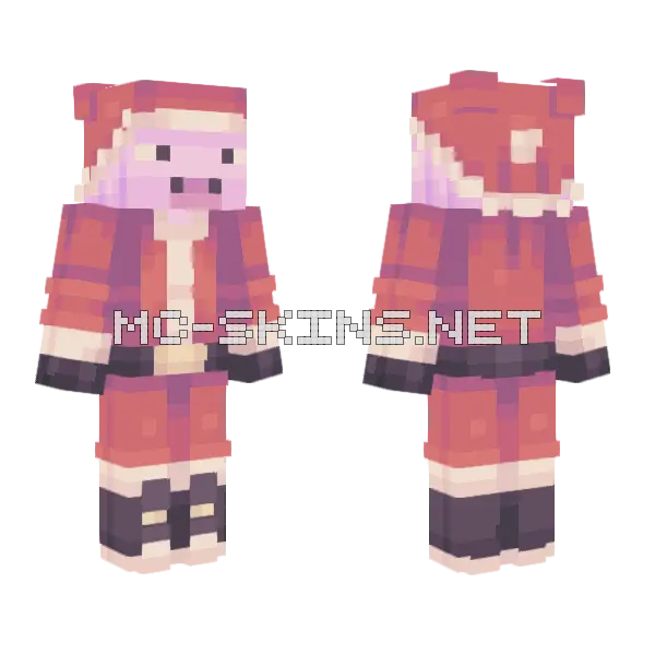 Must Be Santa Minecraft skin, front and back