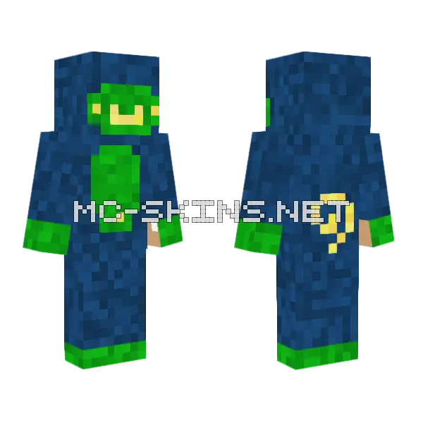 Mutant Monkey Minecraft skin, front and back