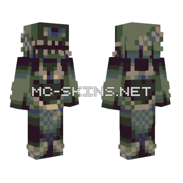 Mutation Sspbl S6 W1 Minecraft skin, front and back