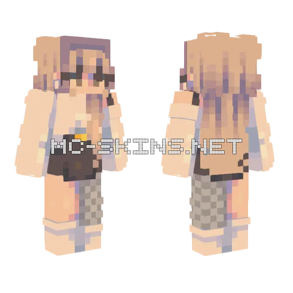 My Another Crazy Shading Skin Minecraft skin, front and back
