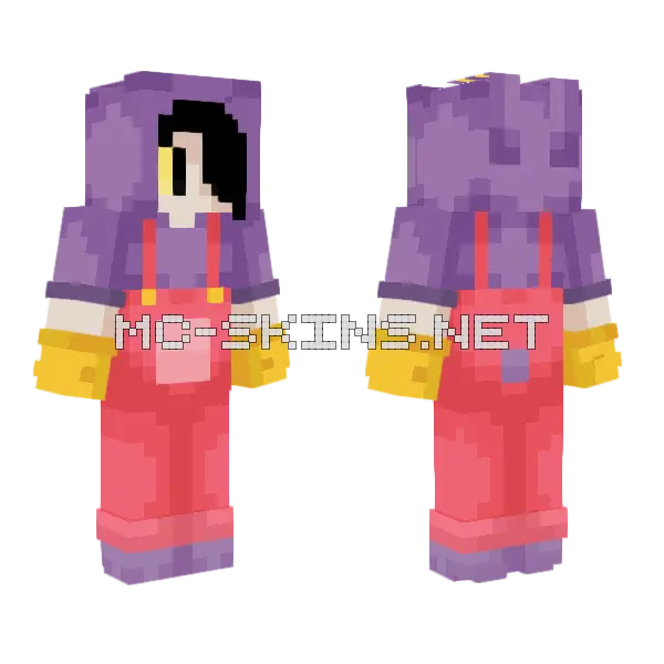 My Au Jax Minecraft skin, front and back