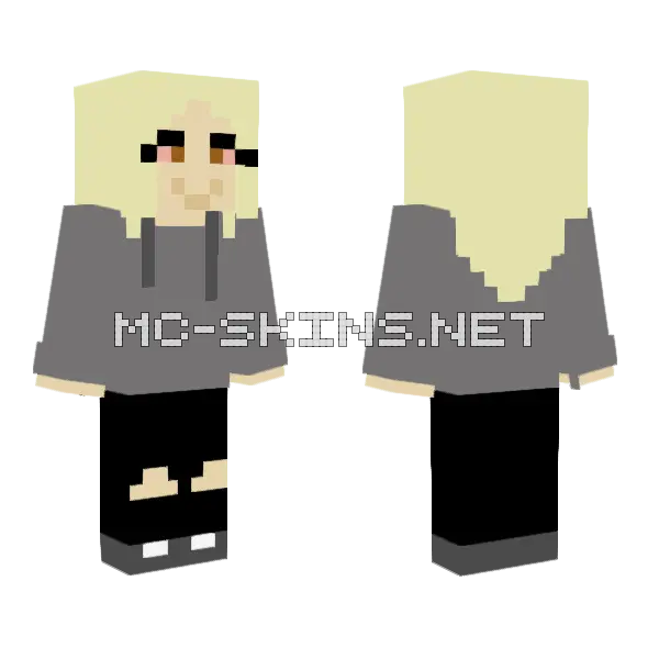 My Best Friend Aubby Minecraft skin, front and back