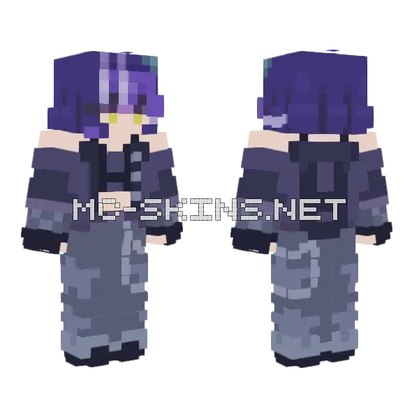 My Birthday Is Coming Minecraft skin, front and back