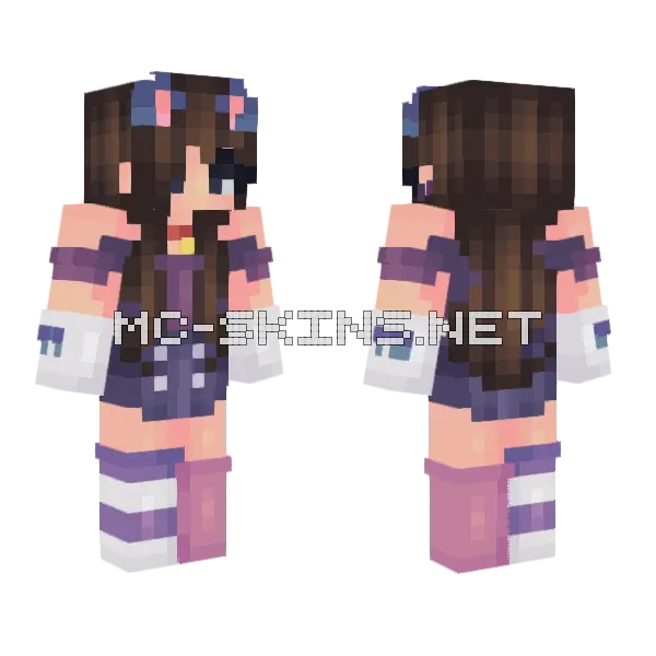 My Character Re Remake Minecraft skin, front and back