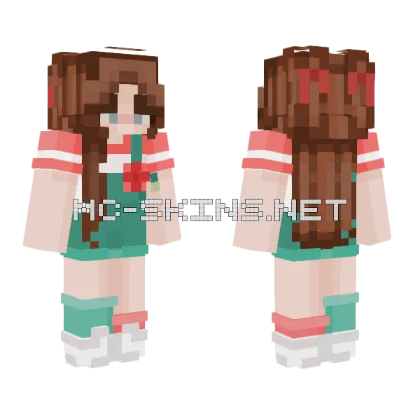 My Christmas Skin Minecraft skin, front and back