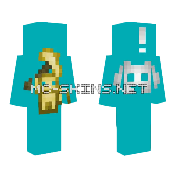 My Discord Server Minecraft skin, front and back