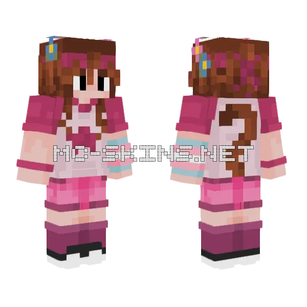 My Dnd Character Minecraft skin, front and back