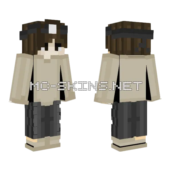 My First Good Skin Minecraft skin, front and back