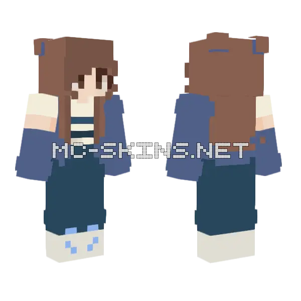 My First Reshade Contest Minecraft skin, front and back