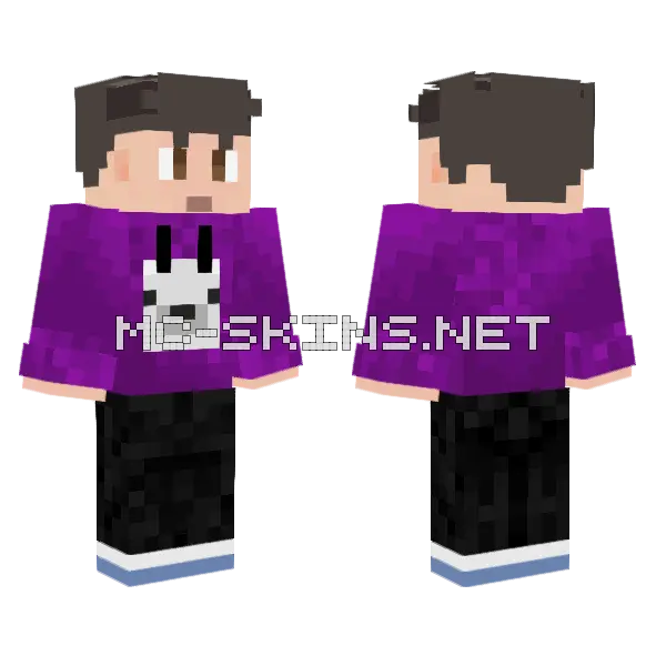 My Friend Minecraft skin, front and back