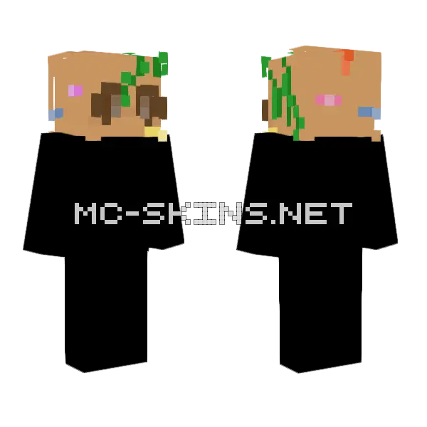 My Head Minecraft skin, front and back