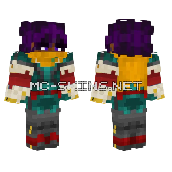 My Hero Outfit, front and back