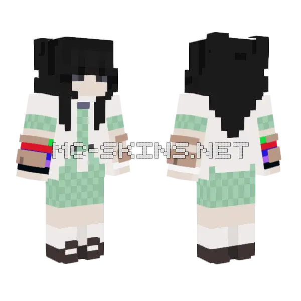 My Love Baby Minecraft skin, front and back