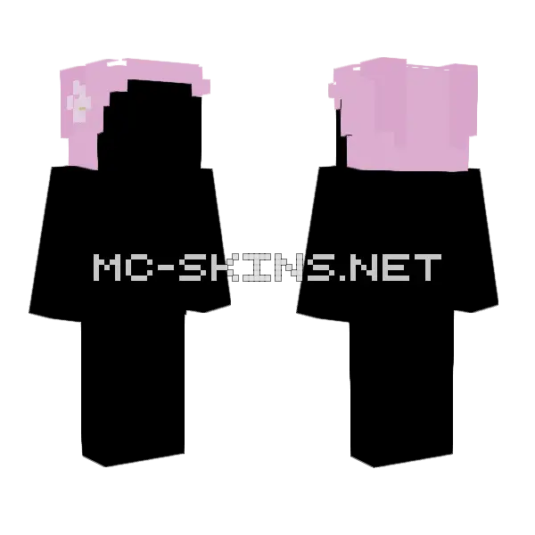 My Melody Hat Minecraft skin, front and back