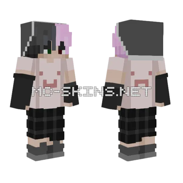 My Minecraft Skin Read Minecraft skin, front and back