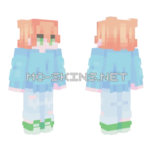 My Name Is Not Dave Minecraft skin, front and back